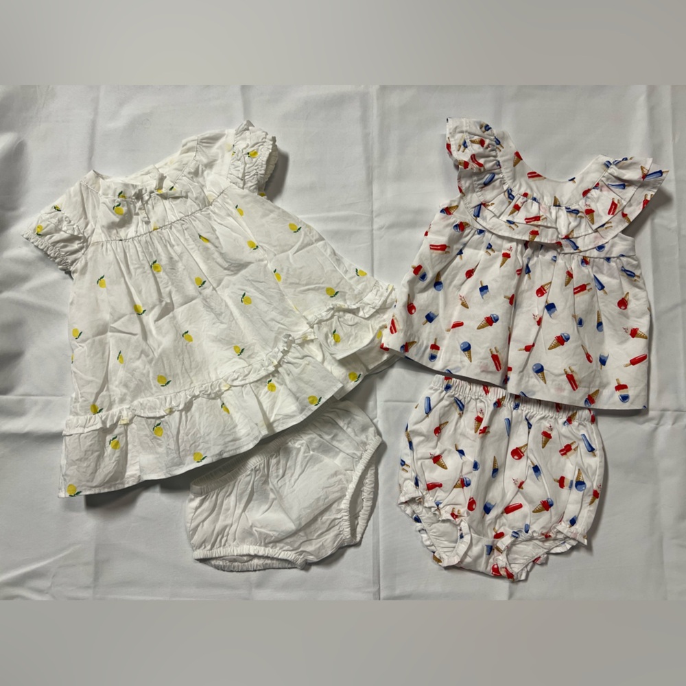 Janie and Jack infant girls outfits.